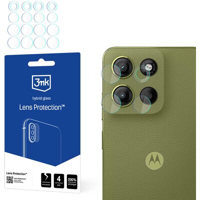 3mk Lens Protection 4 ks Motorola Moto G15 G15 Power průhledná 3mk Lens Protection 4 ks Motorola Moto G15 G15 Power průhledná