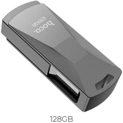 Flash disk 128GB USB 3.0 (USB-A) Hoco UD5 šedá Flash disk 128GB USB 3.0 (USB-A) Hoco UD5 šedá