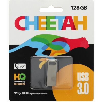 Imro Cheetah 128GB USB 3.0 Flash Disk - Stříbrný Imro Cheetah 128GB USB 3.0 Flash Disk - Stříbrný