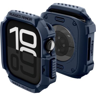 Spigen - Rugged Armor V2 - Apple Watch 10 42mm / Watch 11 42mm - námořnická modrá Spigen - Rugged Armor V2 - Apple Watch 10 42mm / Watch 11 42mm - námořnická modrá