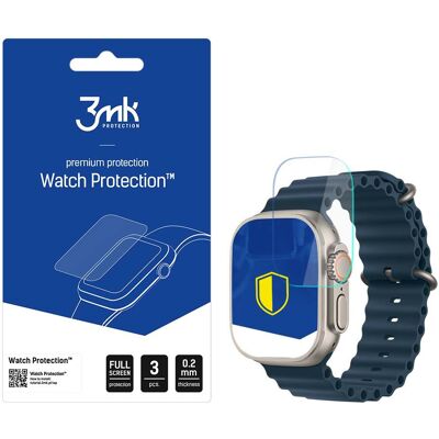 3mk - FlexibleGlass (3 kusy) - Apple Watch Ultra / Ultra 2 / Ultra 3 - čirá 3mk - FlexibleGlass (3 kusy) - Apple Watch Ultra / Ultra 2 / Ultra 3 - čirá