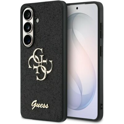 Guess - Pevný kryt Fixed Glitter Big 4G Metal Logo (GUHCS26SHG4SGK) - Samsung Galaxy S26 - Černá Guess - Pevný kryt Fixed Glitter Big 4G Metal Logo (GUHCS26SHG4SGK) - Samsung Galaxy S26 - Černá