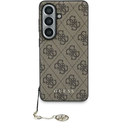 Guess - Kryt Hardcase 4G Classic Logo Charm (GUHMS26SGF4GBR) - Samsung Galaxy S26 - hnědý Guess - Kryt Hardcase 4G Classic Logo Charm (GUHMS26SGF4GBR) - Samsung Galaxy S26 - hnědý