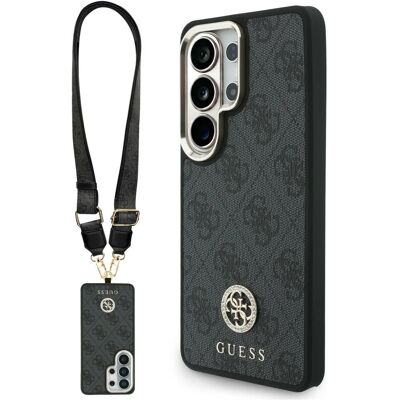 Kryt Guess - 4G Big Rhinestone Triangle Strap MagSafe (GUHMS26LP4G4DCSK) - Samsung Galaxy S26 Ultra - černý Kryt Guess - 4G Big Rhinestone Triangle Strap MagSafe (GUHMS26LP4G4DCSK) - Samsung Galaxy S26 Ultra - černý