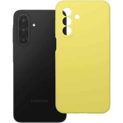 TopQ Silikonový kryt 2 mm s ochranou fotoaparátu pro Samsung A17 / A18 žlutý TopQ Silikonový kryt 2 mm s ochranou fotoaparátu pro Samsung A17 / A18 žlutý