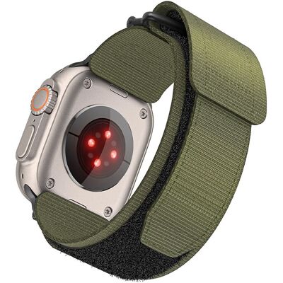 Řemínek pro Apple Watch Forcell F-Design FA05 nylonový se suchým zipem 38 / 40 / 41 mm zelený Řemínek pro Apple Watch Forcell F-Design FA05 nylonový se suchým zipem 38 / 40 / 41 mm zelený