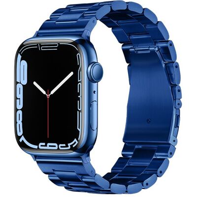 Řemínek pro Apple Watch Forcell F-Design FA10 ocelový s přezkou 42 / 44 / 45 / 49 mm modrý Řemínek pro Apple Watch Forcell F-Design FA10 ocelový s přezkou 42 / 44 / 45 / 49 mm modrý