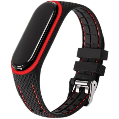 TopQ Elastomerový řemínek Lifestyle pro XIAOMI Mi Band 7 černý (04) TopQ Elastomerový řemínek Lifestyle pro XIAOMI Mi Band 7 černý (04)