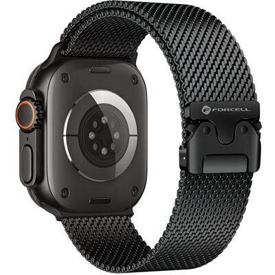 Řemínek pro Apple Watch Forcell F-Design FA11 ocelový s přezkou 38 / 40 / 41 mm černý Řemínek pro Apple Watch Forcell F-Design FA11 ocelový s přezkou 38 / 40 / 41 mm černý