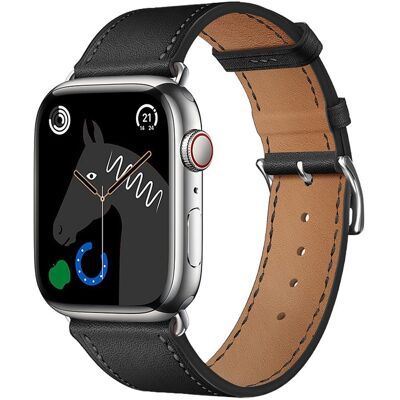 Řemínek pro Apple Watch Forcell F-Design FA20 perforovaný z ekologické kůže 38 / 40 / 41 mm černý Řemínek pro Apple Watch Forcell F-Design FA20 perforovaný z ekologické kůže 38 / 40 / 41 mm černý