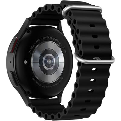 Silikonový řemínek Forcell F-Design FS01 pro Samsung Galaxy Watch 20 mm černý Silikonový řemínek Forcell F-Design FS01 pro Samsung Galaxy Watch 20 mm černý