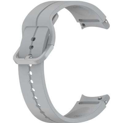 TopQ Silikonový řemínek pro Samsung Galaxy Watch 4 / Watch 5 šedý TopQ Silikonový řemínek pro Samsung Galaxy Watch 4 / Watch 5 šedý