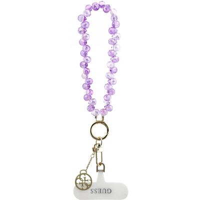Guess Crystals 4G Charm univerzální řemínek na ruku fialový Guess Crystals 4G Charm univerzální řemínek na ruku fialový