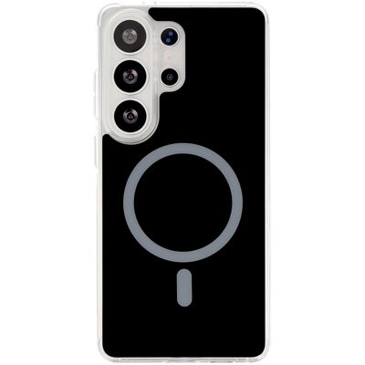 TopQ Ochranný kryt Glossy MagSafe pro Samsung Galaxy S25 Ultra černý TopQ Ochranný kryt Glossy MagSafe pro Samsung Galaxy S25 Ultra černý