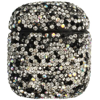 TopQ Diamantové pouzdro pro Airpods - černé TopQ Diamantové pouzdro pro Airpods - černé