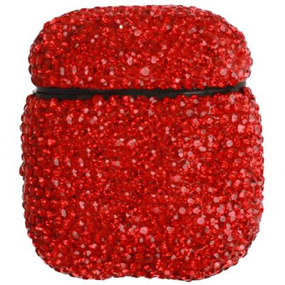 TopQ Diamantové pouzdro pro Airpods - červené TopQ Diamantové pouzdro pro Airpods - červené