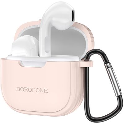 Bezdrátová sluchátka Borofone TWS BW29 Charm růžová Bezdrátová sluchátka Borofone TWS BW29 Charm růžová