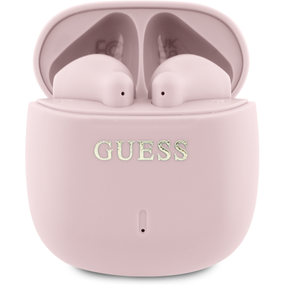 Bezdrátová sluchátka Guess TWS - Růžová - 26h výdrž - IPX5 odolnost Bezdrátová sluchátka Guess TWS - Růžová - 26h výdrž - IPX5 odolnost