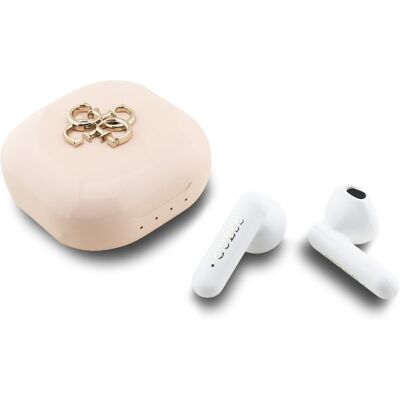 Bezdrátová sluchátka Guess 4G Metal Logo TWS Pink Bezdrátová sluchátka Guess 4G Metal Logo TWS Pink