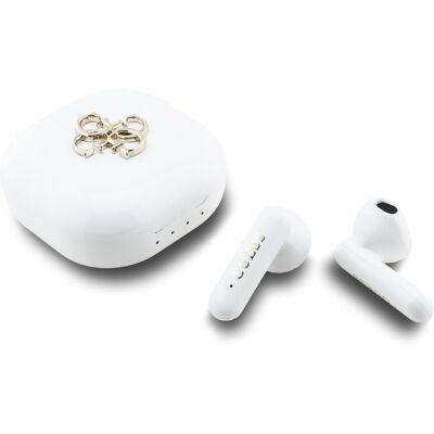 Bezdrátová sluchátka Guess 4G Metal Logo TWS White Bezdrátová sluchátka Guess 4G Metal Logo TWS White