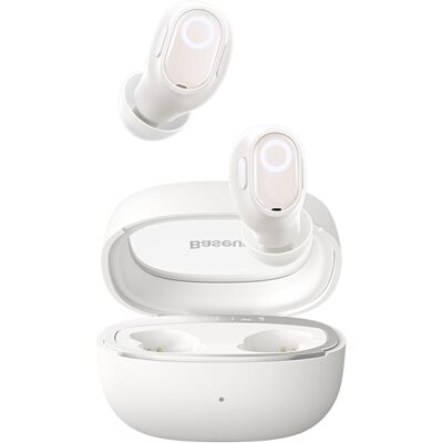 Baseus WM02+ Sluchátka TWS Bluetooth V5.3 Creamy White Baseus WM02+ Sluchátka TWS Bluetooth V5.3 Creamy White