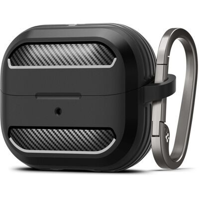 Spigen ochranné pouzdro Rugged Armor pro Samsung Galaxy Buds 3/3 Pro černá Spigen ochranné pouzdro Rugged Armor pro Samsung Galaxy Buds 3/3 Pro černá