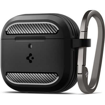 Spigen Rugged Armor pro Apple AirPods 4 matná černá Spigen Rugged Armor pro Apple AirPods 4 matná černá