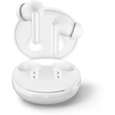 Spigen Wireless Earbuds SA2400 Bluetooth 5.3 s aktivním potlačením hluku mikrofonem dotykovým ovládáním a audio aplikací bílá Spigen Wireless Earbuds SA2400 Bluetooth 5.3 s aktivním potlačením hluku mikrofonem dotykovým ovládáním a audio aplikací bílá