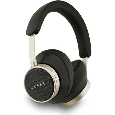 Guess Wireless Headphones 4G Classic Logo Bluetooth ANC On-ear Eco Leather černá Guess Wireless Headphones 4G Classic Logo Bluetooth ANC On-ear Eco Leather černá