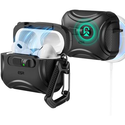 ESR Cyber FlickLock HaloLock pro Apple AirPods Pro 3 černý ESR Cyber FlickLock HaloLock pro Apple AirPods Pro 3 černý