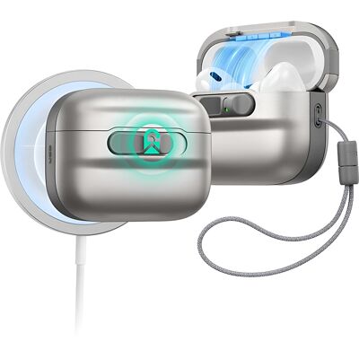 ESR - Pulse Magnetic FlickLock - Apple AirPods Pro 3 - titan ESR - Pulse Magnetic FlickLock - Apple AirPods Pro 3 - titan