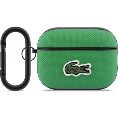 Pouzdro Lacoste Petit Pique Croc Logo Patch pro AirPods Pro 3 Green Pouzdro Lacoste Petit Pique Croc Logo Patch pro AirPods Pro 3 Green
