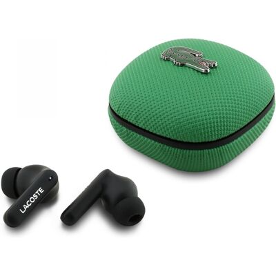 Bezdrátová sluchátka Lacoste Iconic Petit Pique TWS Green Bezdrátová sluchátka Lacoste Iconic Petit Pique TWS Green