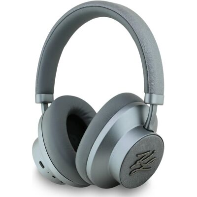 Karl Lagerfeld - Bezdrátová sluchátka Grained Initials (KLBHP73PSAKLSG) - Náhlavní, ANC, Bluetooth, Type-C - Šedá Karl Lagerfeld - Bezdrátová sluchátka Grained Initials (KLBHP73PSAKLSG) - Náhlavní, ANC, Bluetooth, Type-C - Šedá
