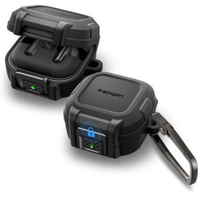 Kryt Spigen - Lock Fit (ACS11202) - Samsung Galaxy Buds 4 / Buds 4 Pro Matný černý Kryt Spigen - Lock Fit (ACS11202) - Samsung Galaxy Buds 4 / Buds 4 Pro Matný černý