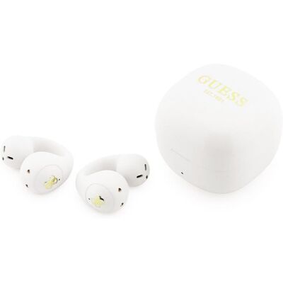 Bezdrátová sluchátka Guess Mini Classic Logo OWS White Bezdrátová sluchátka Guess Mini Classic Logo OWS White