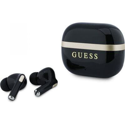 Guess Gold Line Glossy Finish TWS Bezdrátová Sluchátka Black Guess Gold Line Glossy Finish TWS Bezdrátová Sluchátka Black
