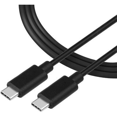 Tactical Smooth Thread Cable USB-C/USB-C 1m Black Tactical Smooth Thread Cable USB-C/USB-C 1m Black