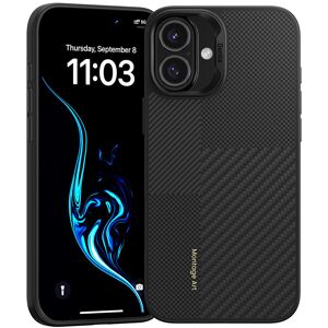 Zadní kryt Benks Montage Magnetic Armor Air Kevlar Metal Frame 600D pro iPhone 16 černý Zadní kryt Benks Montage Magnetic Armor Air Kevlar Metal Frame 600D pro iPhone 16 černý