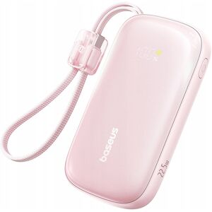 Baseus – powerbanka EnerFill FC21 Qpow 3 Ultra (E0027L02) – s odpojitelným kabelem, 10000mAh, 22.5W, USB, USB-C – Nebula Pink Baseus – powerbanka EnerFill FC21 Qpow 3 Ultra (E0027L02) – s odpojitelným kabelem, 10000mAh, 22.5W, USB, USB-C – Nebula Pink