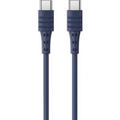 REMAX Kabel Zeron RC-068 - Typ C na typ C - 65W 1 metr modrý REMAX Kabel Zeron RC-068 - Typ C na typ C - 65W 1 metr modrý