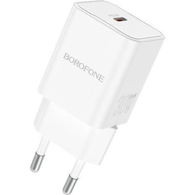 Adaptér Borofone BN13 s funkcí rychlonabíjení 30W bílý Adaptér Borofone BN13 s funkcí rychlonabíjení 30W bílý