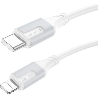 Borofone kabel BX101 Creator - Type C to Lightning - PD 27W 3A 1 metr bílý Borofone kabel BX101 Creator - Type C to Lightning - PD 27W 3A 1 metr bílý
