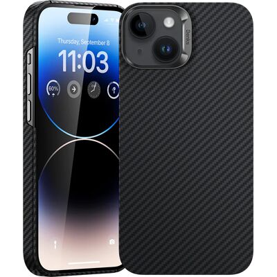 Benks Zadní kryt Magnetic Armor Air Kevlar Metal Frame 600D pro iPhone 15 Plus černý Benks Zadní kryt Magnetic Armor Air Kevlar Metal Frame 600D pro iPhone 15 Plus černý