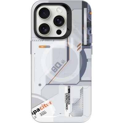 Zadní kryt Benks Magnetic Mecha pro iPhone 15 Pro Max bílý Zadní kryt Benks Magnetic Mecha pro iPhone 15 Pro Max bílý