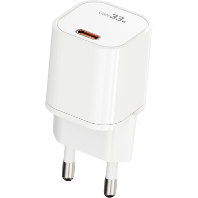 Adaptér Rock T88 Sugar Cube Series GaN s funkcí rychlonabíjení QC, PD 33W 3A bílý Adaptér Rock T88 Sugar Cube Series GaN s funkcí rychlonabíjení QC, PD 33W 3A bílý