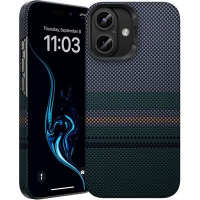 Zadní kryt Benks Magnetic Armor Air Aurora Kevlar 600D pro iPhone 16 Zadní kryt Benks Magnetic Armor Air Aurora Kevlar 600D pro iPhone 16
