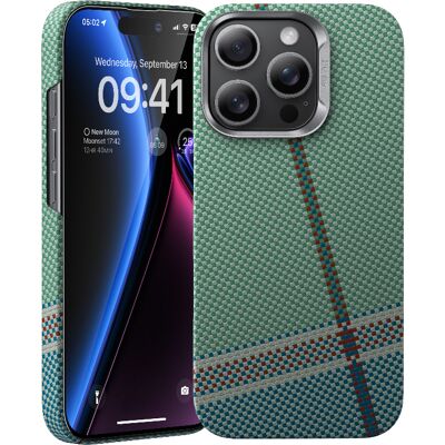 Zadní kryt Benks PassionGreen Kevlar 600D pro iPhone 16 Pro Zadní kryt Benks PassionGreen Kevlar 600D pro iPhone 16 Pro
