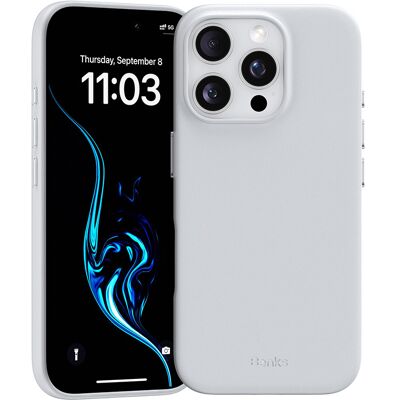 Zadní kryt Benks Magnetic Vita Pro Silicone pro iPhone 16 Pro grey Zadní kryt Benks Magnetic Vita Pro Silicone pro iPhone 16 Pro grey