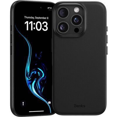 Zadní kryt Benks Magnetic Vita Pro Silicone pro iPhone 16 Pro Max black Zadní kryt Benks Magnetic Vita Pro Silicone pro iPhone 16 Pro Max black